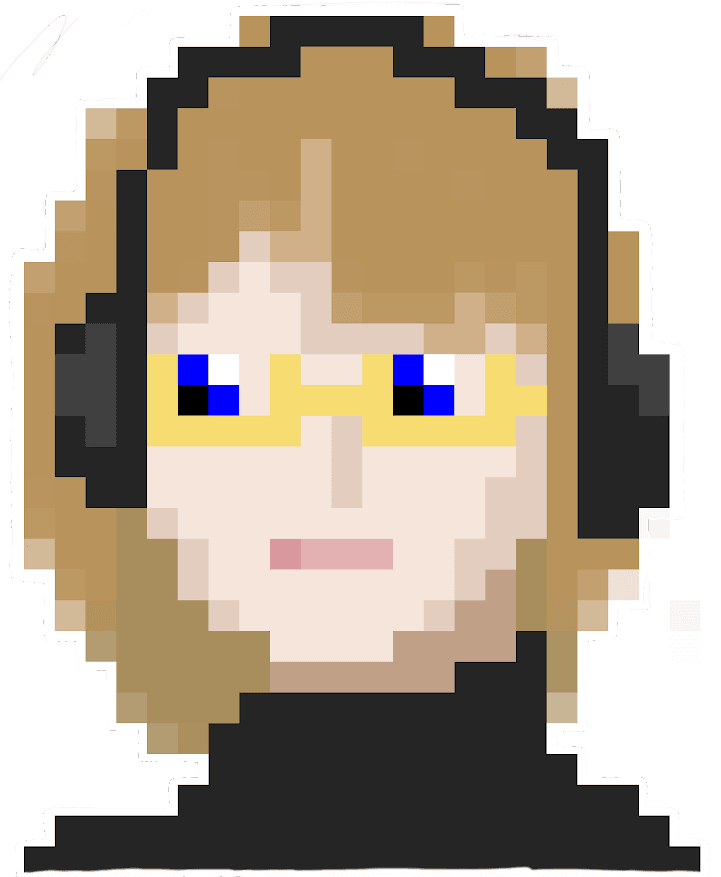 Pixel art portrait of Charlotte